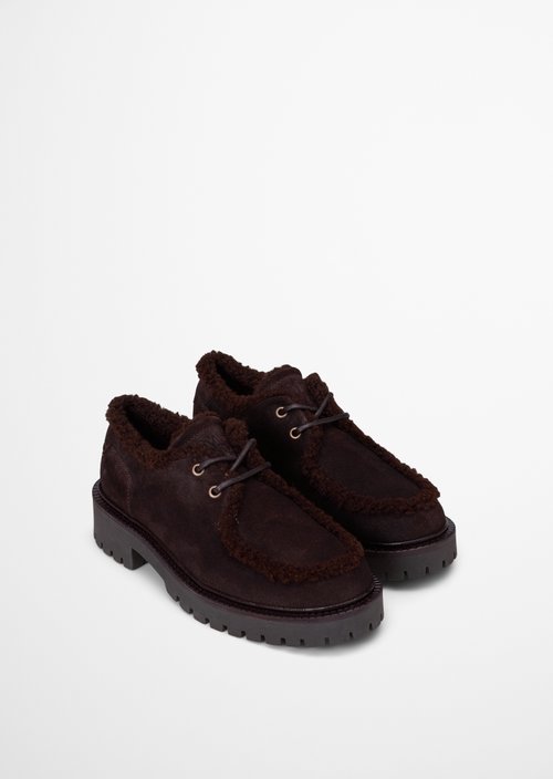 Phia High-Top Loafer — Burnt Coffee