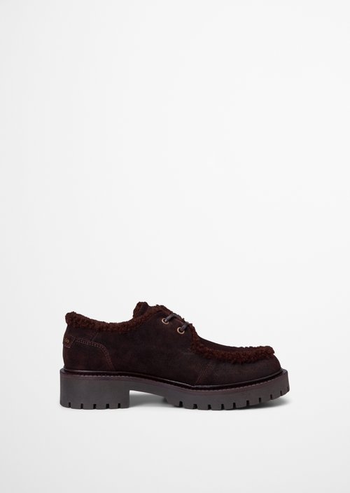 Phia High-Top Loafer — Burnt Coffee