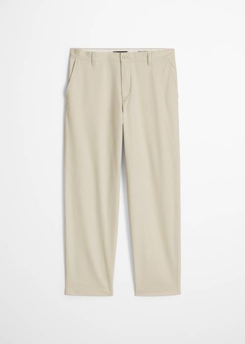 Hose Model Bent relaxed Grey Silk in freigestellter Ansicht ohne Model