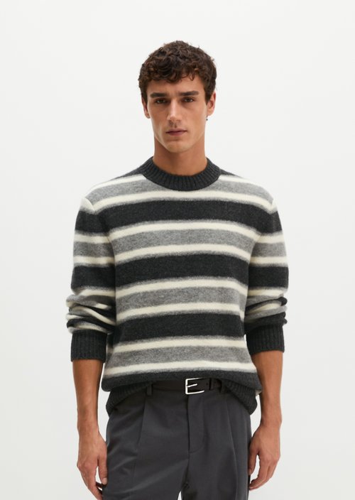 Regular-fit sweater — Medium Grey