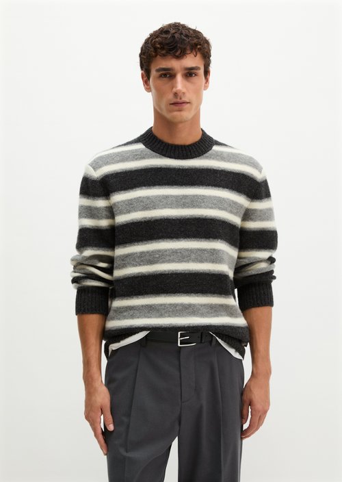 Regular-fit sweater — Medium Grey