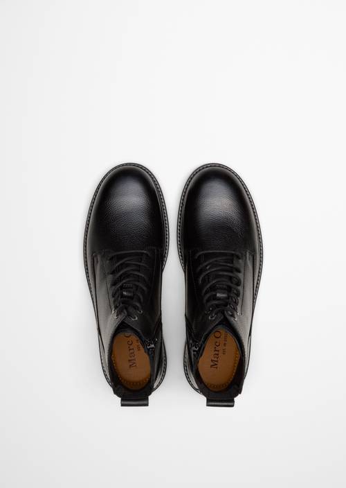 Schnürstiefel Model Rony Black in Ansicht von oben
