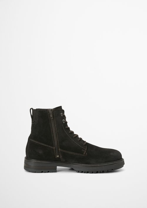 Rony Lace-Up Ankle Boots — Coffee Brown