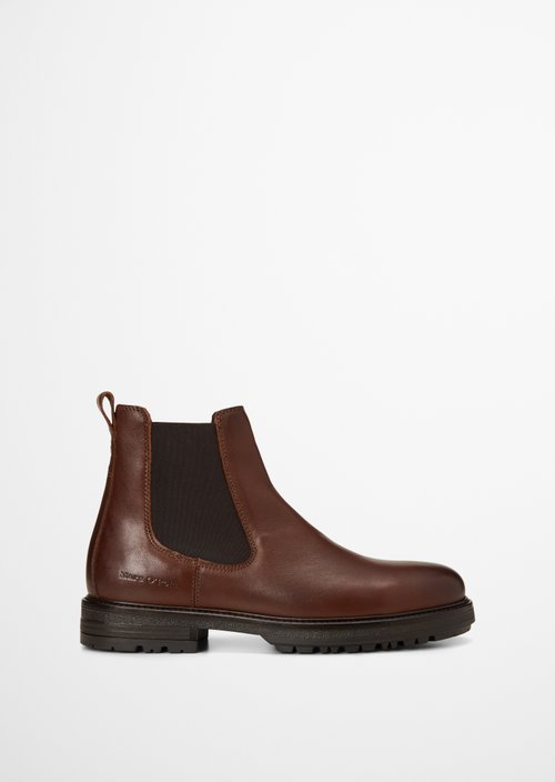 Rony Chelsea Boot — Dark Cognac