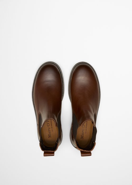 Rony Chelsea Boot — Dark Cognac
