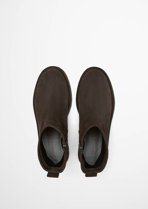 Stiefel Model Birte Burnt Coffee in Ansicht von oben