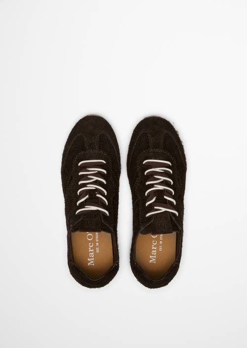 Fabiana Sneaker Model Burnt Coffee in top view