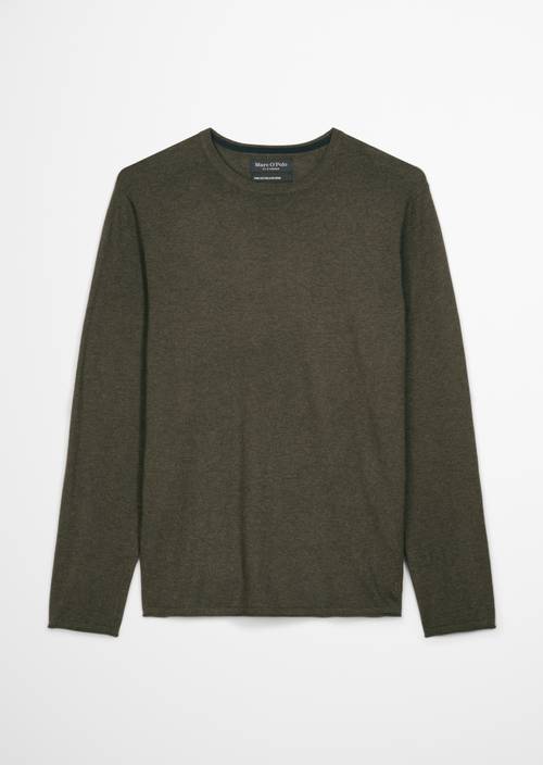 Pullover regular Dusty Olive in freigestellter Ansicht ohne Model