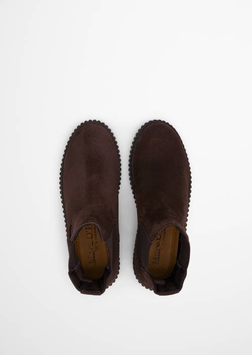 Chelsea Boot Model Bianca Burnt Coffee in Ansicht von oben