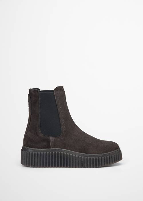 Chelsea Boot Model Bianca Dark Graphite Ansicht rechter Schuh von außen