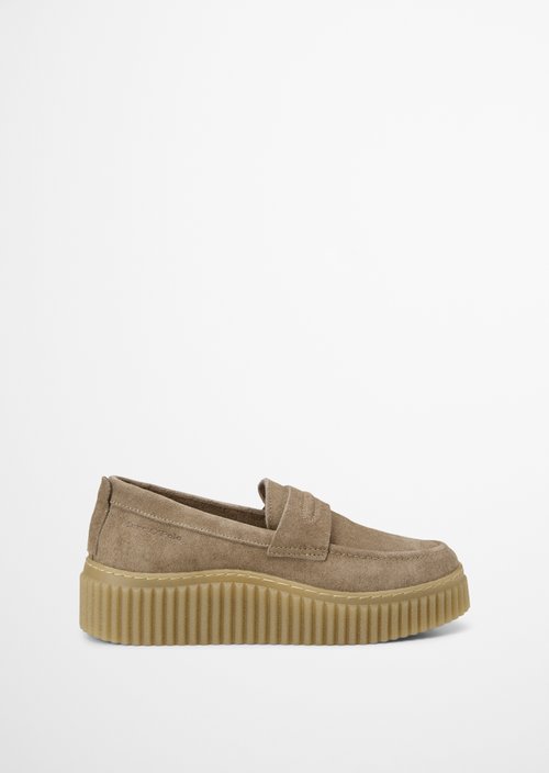 Bianca Penny Loafer — Faded Brown