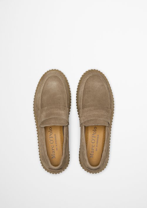 Bianca Penny Loafer — Faded Brown