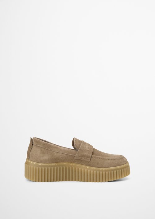 Bianca Penny Loafer — Faded Brown