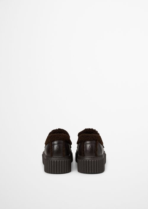 Bianca Platform Loafer — Black Coffee