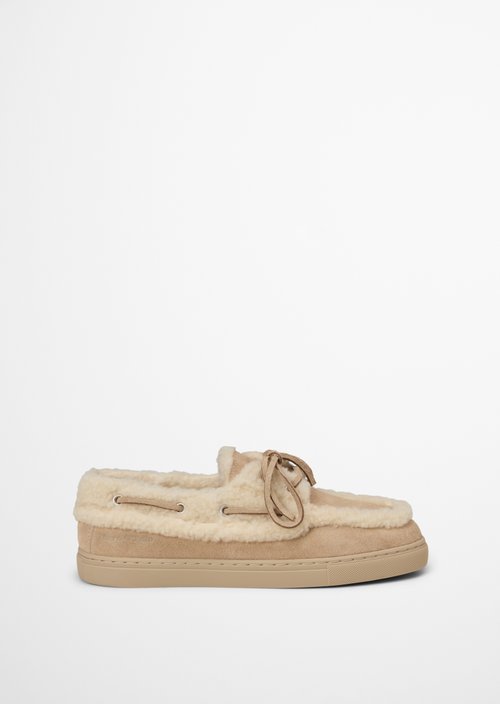 Kara Boat Shoe — Earthy Taupe