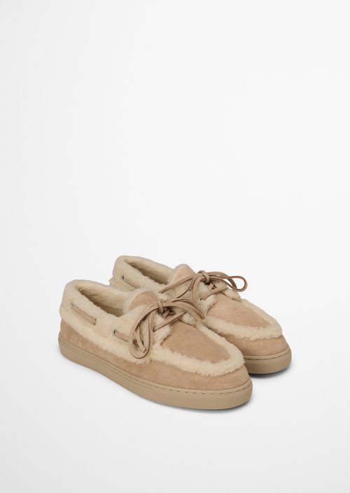 Kara Boat Shoe — Earthy Taupe