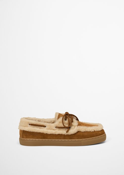 Kara Boat Shoe — Pure Camel