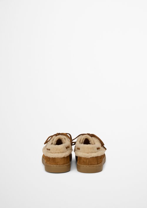 Kara Boat Shoe — Pure Camel
