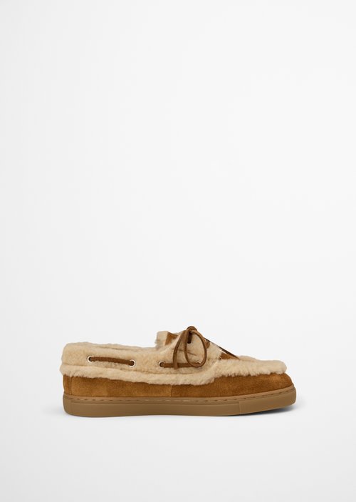 Kara Boat Shoe — Pure Camel