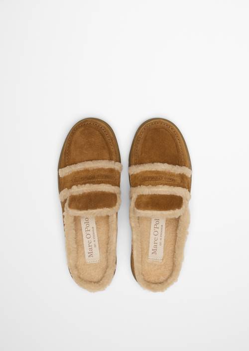 Sabot modèle Kara Pure Camel en vue de dessus