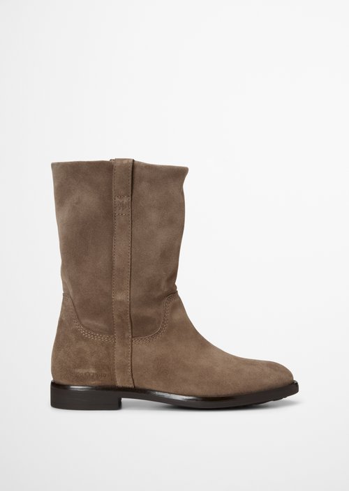 Mid-Calf Boots, Wendy Style — Faded Brown