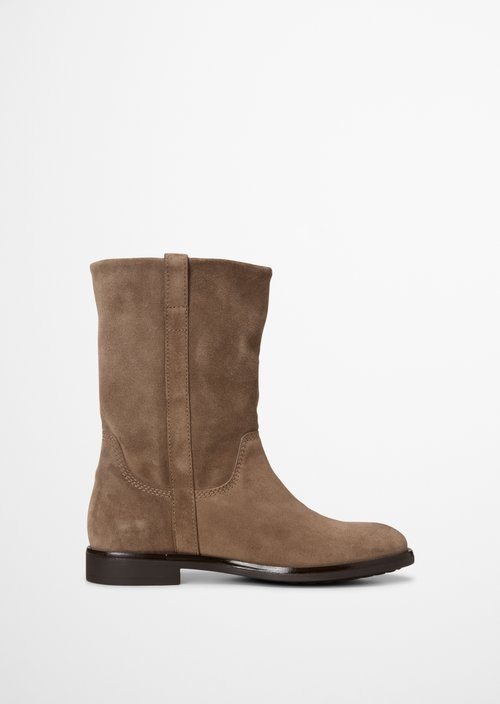 Mid-Calf Boots, Wendy Style — Faded Brown