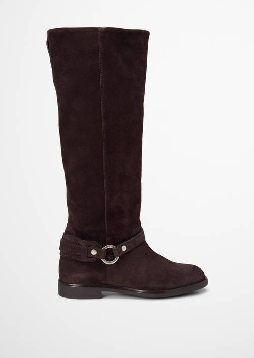 Bottes modèle Wendy Burnt Coffee vue extérieure de la chaussure droite