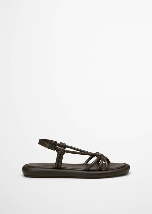 Sandal model Beatrice Mossy Earth right shoe outer view