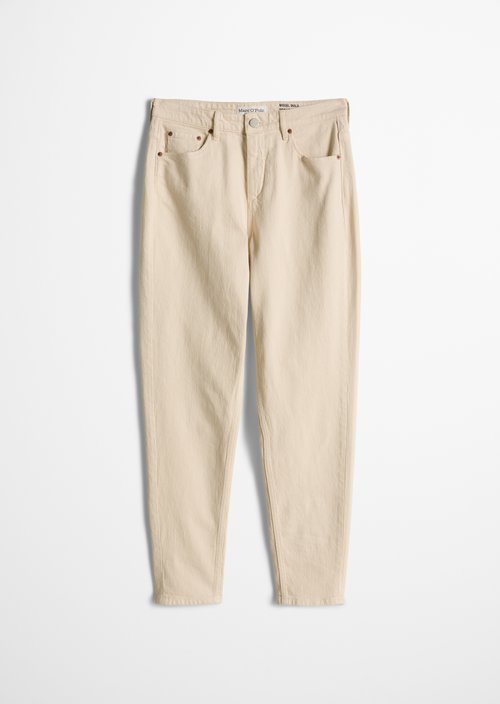 Mala Slim Cropped Jeans — Chalky Sand