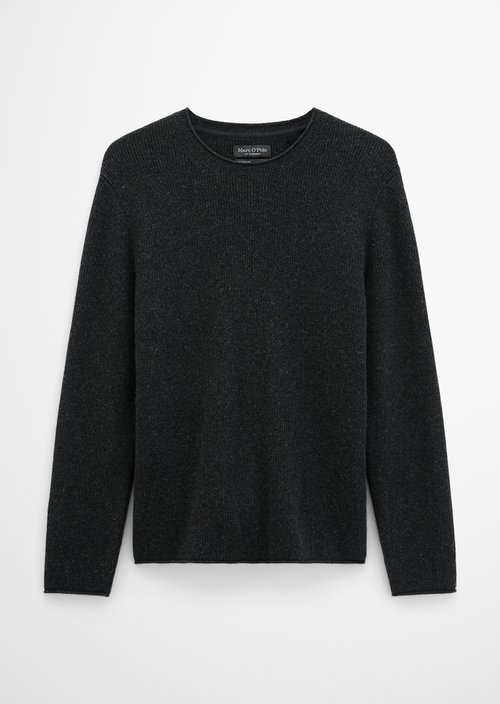 Regular-fit sweater — Dark Grey Melange