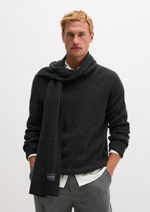 Regular-fit sweater — Dark Grey Melange