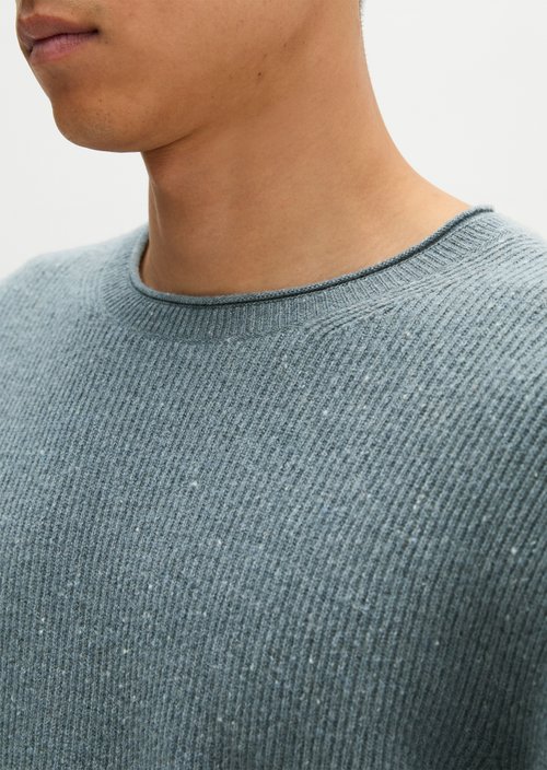 Regular-fit sweater — Dusk Blue