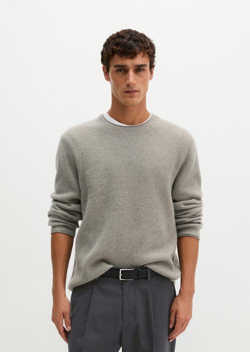 Regular-fit sweater — Driftwood Haze