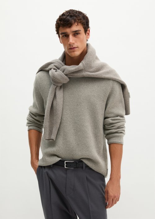 Regular-fit sweater — Driftwood Haze