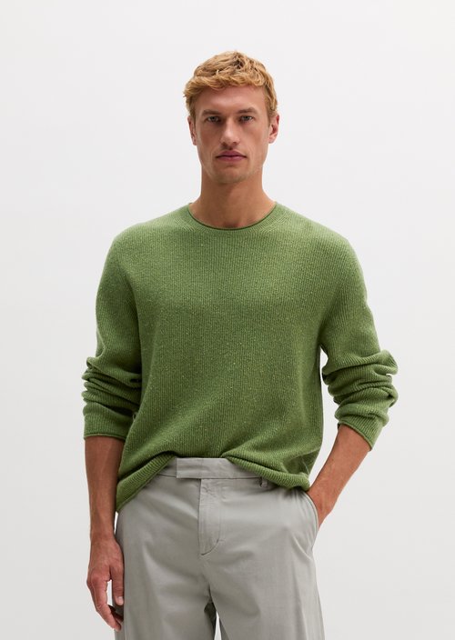 Regular-fit sweater — Forest Dust