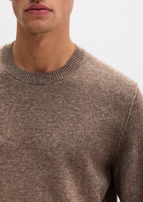 Pullover regular Dark Nickle in Detailansicht
