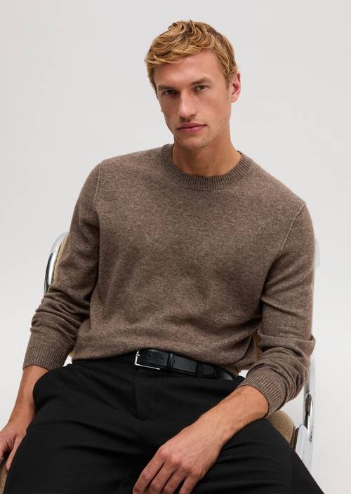 Pullover regular Dark Nickle in Frontalansicht