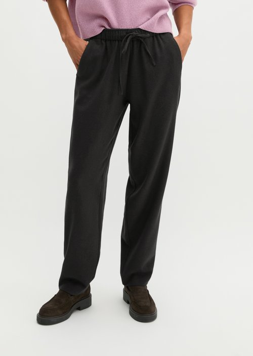 Regular-fit jogger-style pants — Broken Graphite
