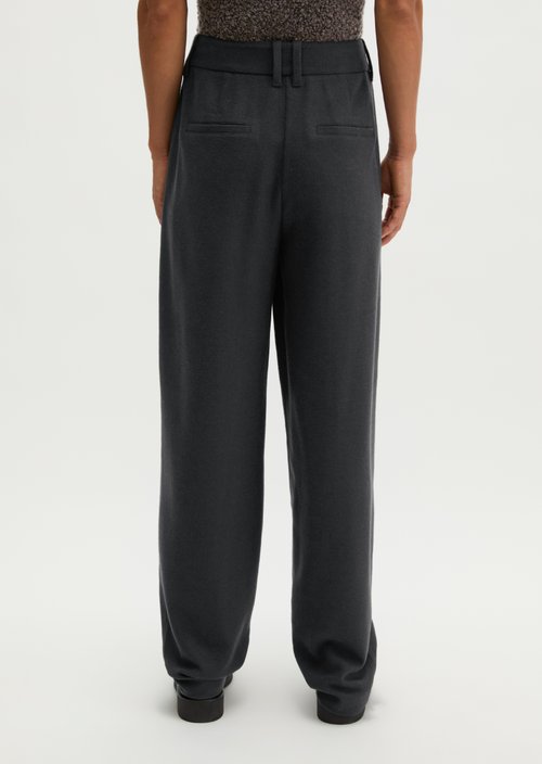 Regular-Fit Tailored Pants — Broken Graphite
