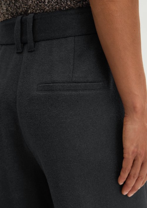 Regular-Fit Tailored Pants — Broken Graphite