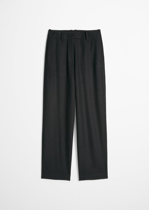 Regular-Fit Tailored Pants — Broken Graphite