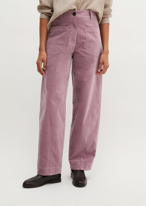 Barrel-Style Jumpsuit — Gentle Mauve