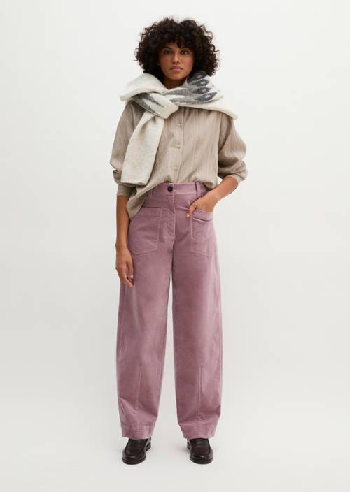 Barrel-Style Jumpsuit Gentle Mauve in front view