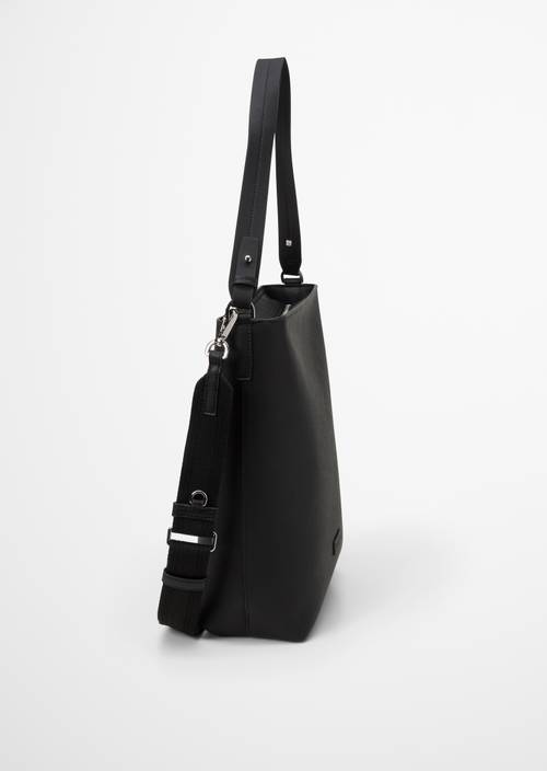 Hobo Bag Black in Seitenansicht