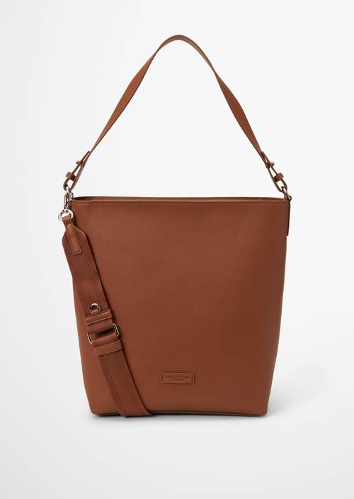 Hobo Bag Classic Cognac in Frontalansicht