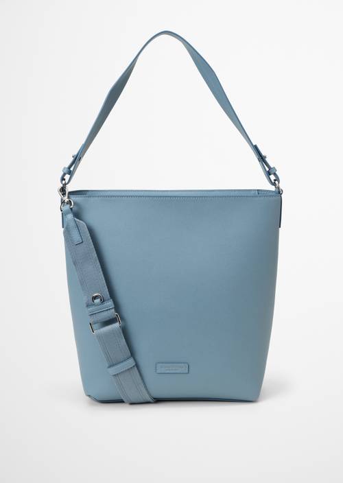 Hobo Bag Clear Blue in Frontalansicht