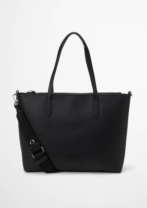 Shopper Model Vreni medium Black in Frontalansicht