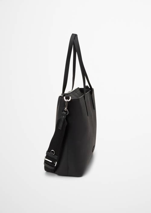 Shopper Model Vreni medium Black in Seitenansicht