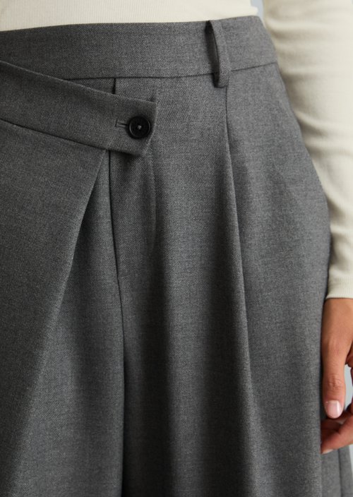 Barrel Crossover Pants — Dark Shadow Melange