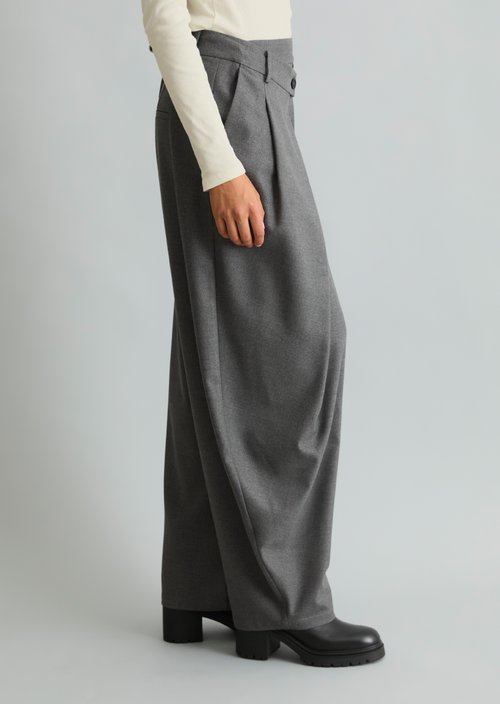 Barrel Crossover Pants — Dark Shadow Melange